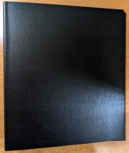Album Standard ohne blätter. Größe GRANDE SOMS (schwarz)