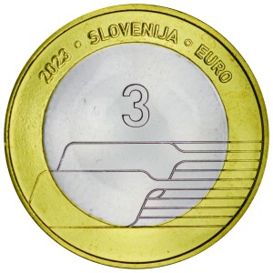 3 евро 2023 Словения, День словенского спорта цена, стоимость