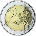 2 евро 2009 10 лет Экономическому и валютному союзу, Греция