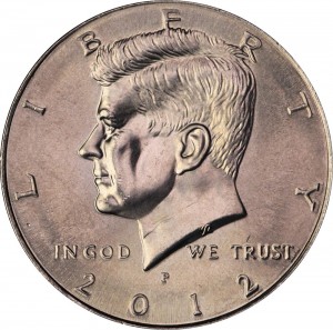50 центов 2012 Кеннеди США двор P цена, стоимость