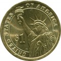 1 dollar 2014 USA, 29 President Warren Harding colored