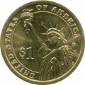 1 Dollar 2014 USA, 30 Präsident Calvin Coolidge farbig