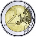 2 euro 2012 Gedenkmünze, 10 Jahre Euro, Spanien 