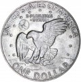 1 dollar 1971 USA Eisenhower, mint mark D, from circulation
