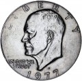 1 доллар 1977 США Эйзенхауэр, двор D, из обращения