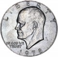 1 доллар 1978 США Эйзенхауэр, двор P, из обращения