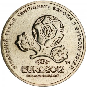 1 Hrywnja 2012 Ukraine, Fußball-Europameisterschaft 2012 