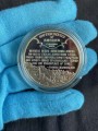 1 dollar 1995 Civil War  proof, silver