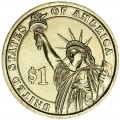 1 доллар 2012 США, 21 президент Честер Артур, двор P