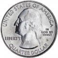 25 cents Quarter Dollar 2010 USA Yosemite 3rd National Park mint mark D
