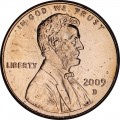 1 cent 2009 USA Professional Life mint mark D
