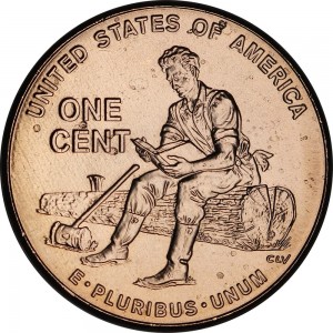 1 cent 2009 USA Formative years, Lincoln, mint mark D price, composition, diameter, thickness, mintage, orientation, video, authenticity, weight, Description