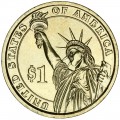 1 доллар 2012 США, 22 президент Гровер Кливленд, двор P