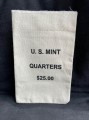 Original pouch coin bag U.S. Quarters for 25 cents total $25