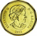 1 доллар 2012 Канада, Лондонская олимпиада, Взлетающая гагара
