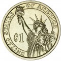 1 dollar 2013 USA, 26 President Theodore Roosevelt mint P