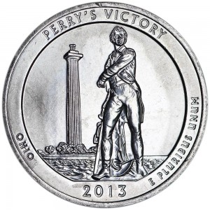 Quarter Dollar 2013 USA Perry's Victory 17th National Park, mint mark S
