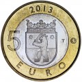5 евро 2013 Финляндия, некрополь Саммаллахденмяки