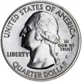 25 cents Quarter Dollar 2013 USA Ft McHenry 19th National Park, mint mark S