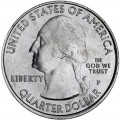 25 cents Quarter Dollar 2013 USA Mount Rushmore 20th National Park, mint mark P