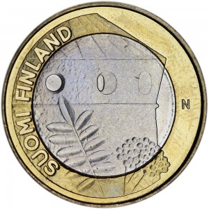 5 евро 2013 Финляндия, Саво крепость Олавинлинна цена, стоимость