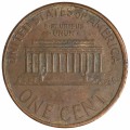 1 цент 1999 США Линкольн, двор P, из обращения