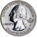 25 cents Quarter Dollar 2014 USA Great Smoky Mountain 21th National Park, mint mark S