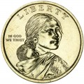 1 Dollar 2014 USA Sacagawea, Einheimische Gastfreundschaft, minze P