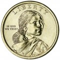 1 доллар 2014 США Сакагавея, Родное Гостеприимство, двор D