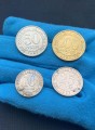 Set von Münzen 1993 Russland Arcticugol Svalbard (4 munzen), aus dem Verkehr