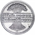 50 pfennig 1922 Germany A, from circulation