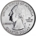 25 cents Quarter Dollar 2014 USA Everglades 25th National Park, mint mark D