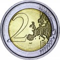 2 евро 2009 Италия, 200 лет со дня рождения Луи Брайля