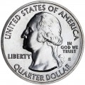 25 cents Quarter Dollar 2015 USA Homestead National Monument of America 26th National Park, mint mark S