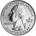 25 cents Quarter Dollar 2015 USA Saratoga 30th National Park, mint mark D