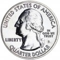 25 cents Quarter Dollar 2015 USA Saratoga 30th National Park, mint mark S
