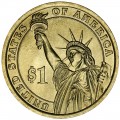 1 доллар 2015 США, 34 президент Дуайт Д. Эйзенхауэр, двор P
