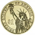 1 доллар 2015 США, 35 президент Джон Ф. Кеннеди, двор P