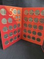 Eine Reihe von Gedenkmünzen 1965-1991 UdSSR, 68 Münzen in Album