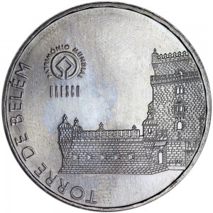 2,5 euro 2009, Portugal, Belém Tower (TORRE DE BELEM) price, composition, diameter, thickness, mintage, orientation, video, authenticity, weight, Description