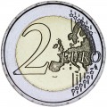2 euro 2015 Slovakia, 30 years of the EU flag