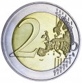 2 евро 2015 Германия, 30 лет флагу ЕС, двор F