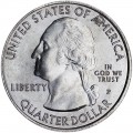 25 cents Quarter Dollar 2016 USA Cumberland Gap 32th National Park, mint mark P
