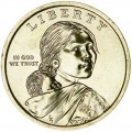 1 доллар 2016 США Сакагавея, Индейцы-Шифровальщики, двор D