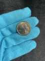 25 cents Quarter Dollar 2002 USA Ohio (colorized)
