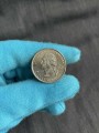 25 cents Quarter Dollar 2003 USA Missouri (colorized)