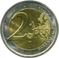 2 euro 2014 Italy. Galileo Galilei (colorized)