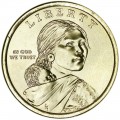 1 доллар 2017 США Сакагавея, Секвойя, двор D
