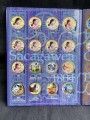 Набор цветных монет 1 доллар Сакагавея 2000-2022 США, 23 монеты в альбоме