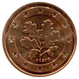 2 cents 2002-2023 Germany, regular coinage, out of circulation price, composition, diameter, thickness, mintage, orientation, video, authenticity, weight, Description
